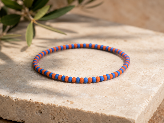 Orange Blau gemischt